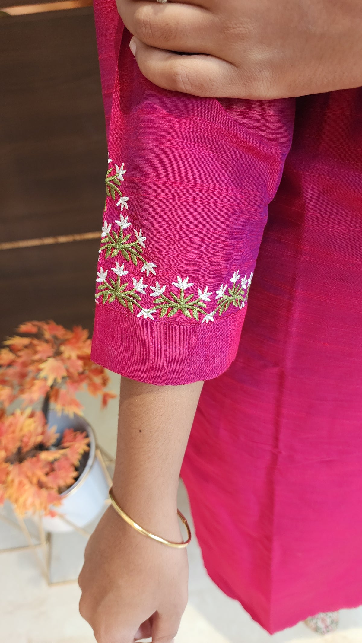 Office Wear kurti-Embroidery kurti(10001)