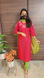 Office Wear kurti-Embroidery kurti(10004)