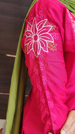 Office Wear kurti-Embroidery kurti(10004)