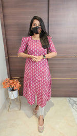 Jaipur A-Line cotton Kurti(10023)c