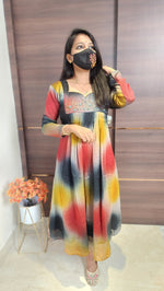 party wear handwork kurti(10037)c