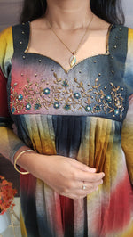 party wear handwork kurti(10037)c
