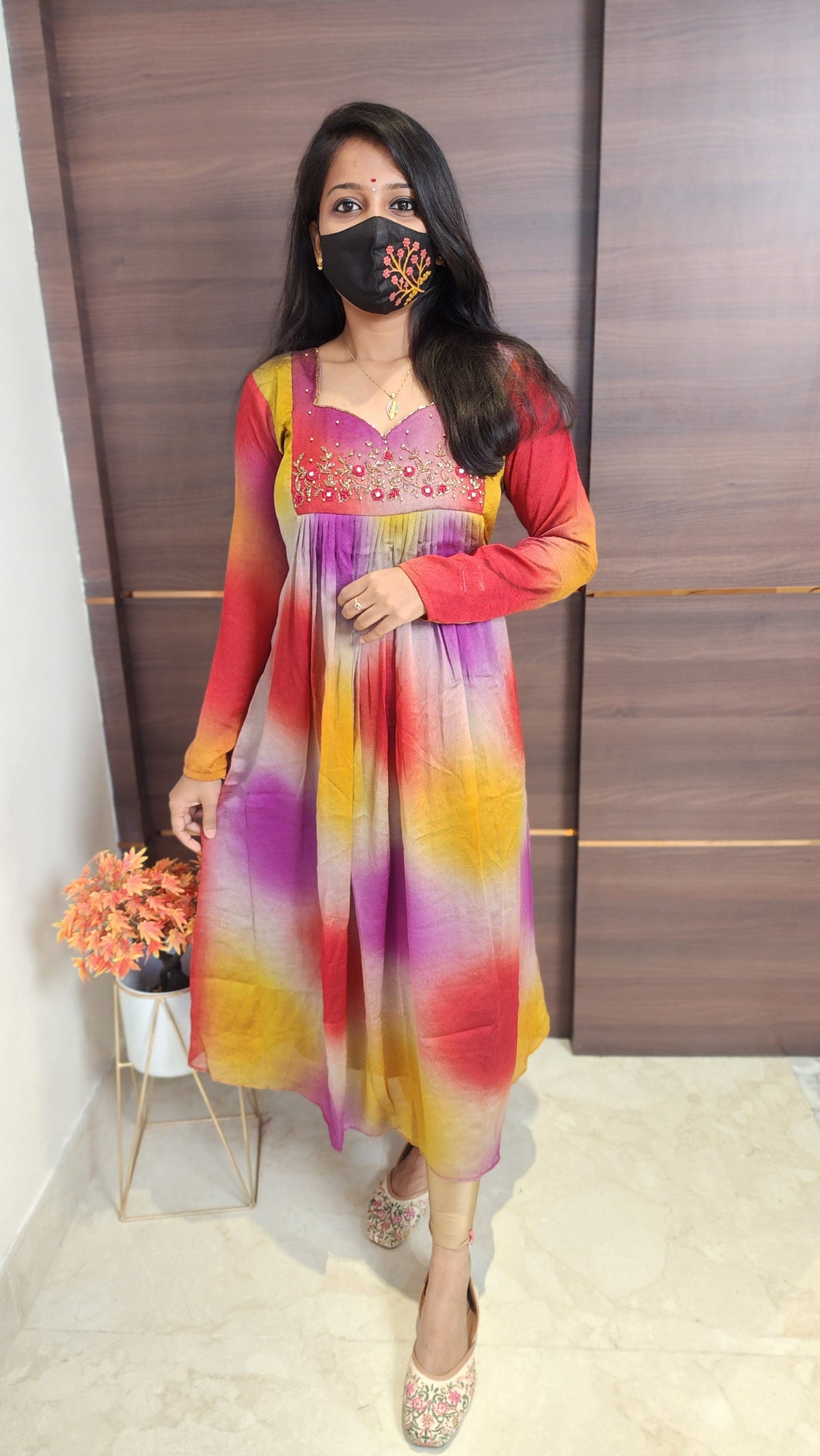 Party wear handwork kurti(10038)c5