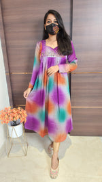 Party wear handwork kurti(10039)c5