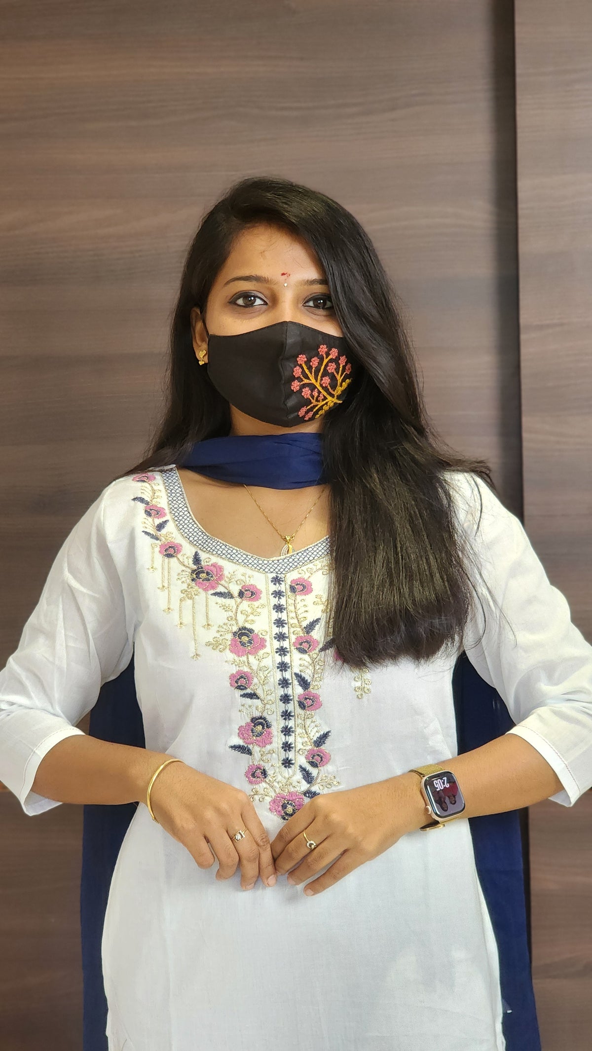 Office Wear kurti-Embroidery kurti(10036)