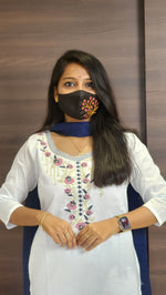 Office Wear kurti-Embroidery kurti(10036)