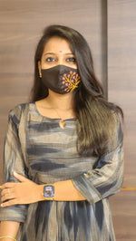 Ikkat Cotton kurti (10102)