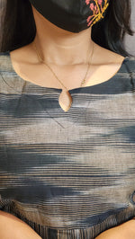 Ikkat Cotton kurti (10102)