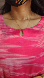 Ikkat Cotton kurti (10103)