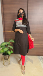 Office Wear kurti-Embroidery kurti(10151)