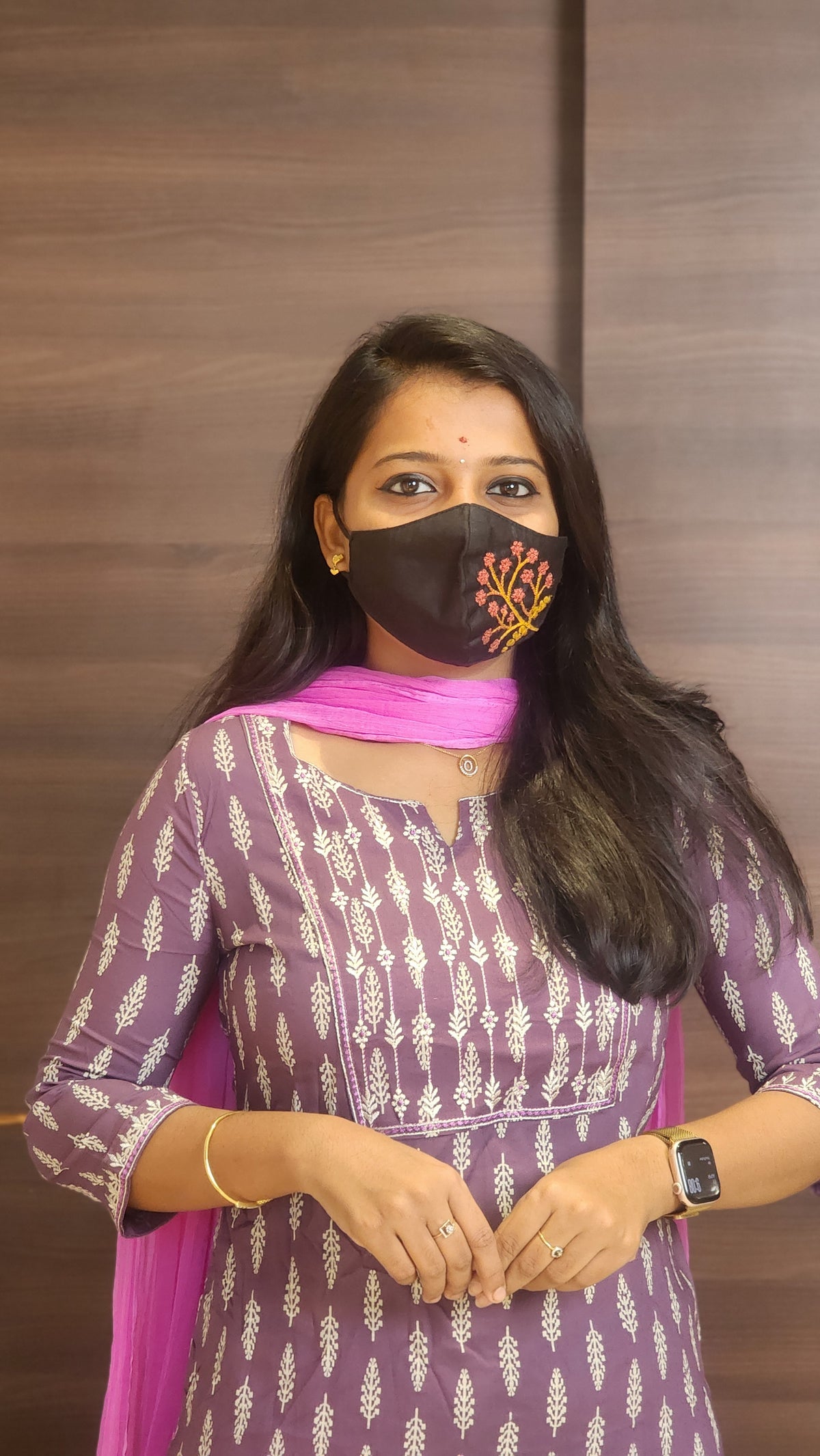 Office Wear kurti-Embroidery kurti(10153)