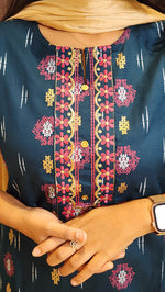 Office Wear kurti-Embroidery kurti(10155)