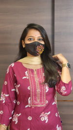 Office Wear kurti-Embroidery kurti(10157)