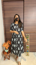 Jaipur A-Line cotton Kurti(10233)