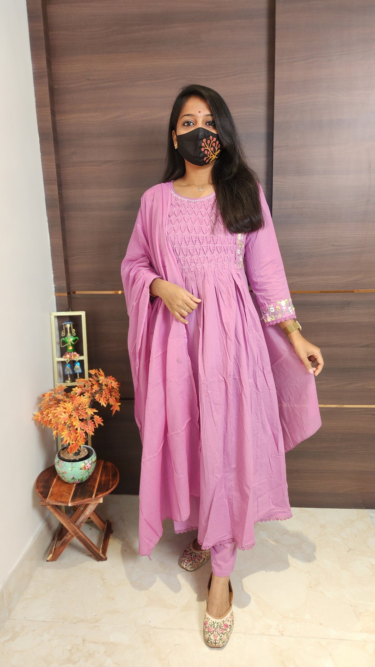 Cotton Embroidery Salwar set(10218)c