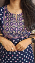 Office Wear kurti-Embroidery kurti(10211)