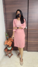 Office Wear kurti-Embroidery kurti(10262)