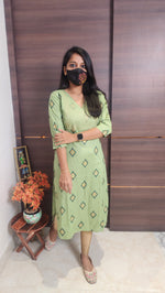 Office Wear kurti-Embroidery kurti(10263)