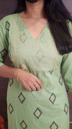 Office Wear kurti-Embroidery kurti(10263)