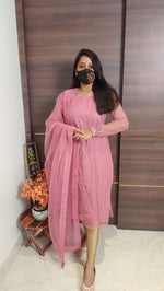 Ethnic Salwar set (Kurti+Dupatta)(10198)
