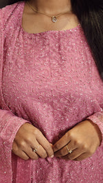 Ethnic Salwar set (Kurti+Dupatta)(10198)