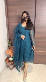 Ethnic Salwar set (Kurti+Dupatta)(10199)