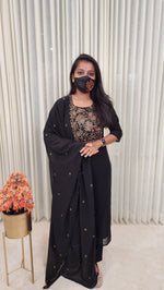 Salwar Set (kurti+pant+dupatta)(10430)c