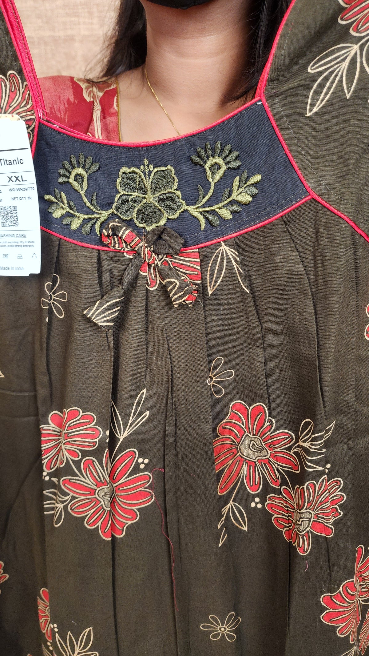Flora Titanic Nighty(841)