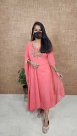 Ethnic Salwar set (Kurti+Dupatta)(10958)c