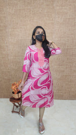 Office Wear kurti-Embroidery kurti(10518)