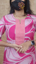 Office Wear kurti-Embroidery kurti(10518)