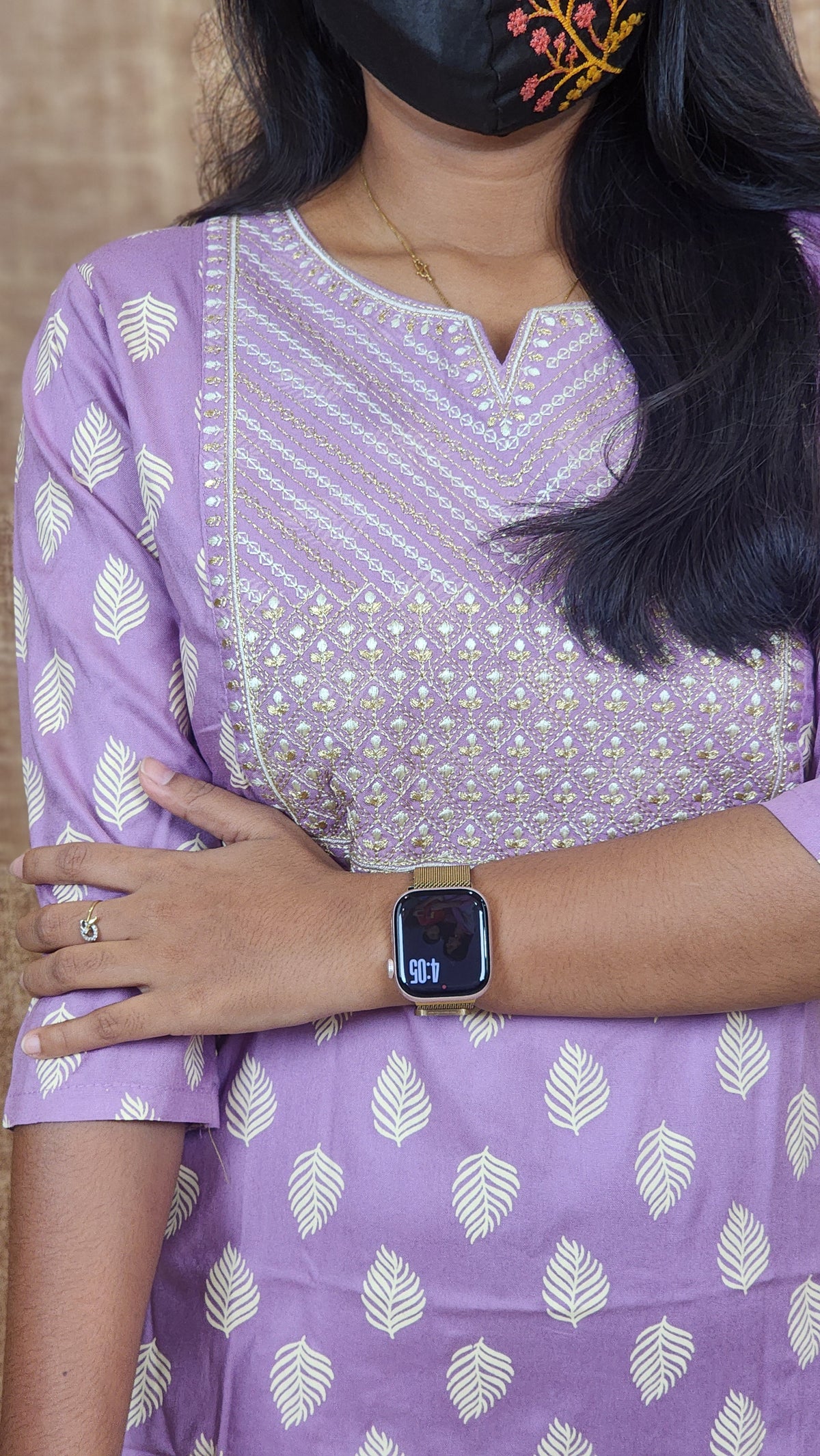 Office Wear kurti-Embroidery kurti(10520)c