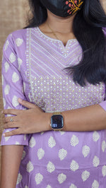 Office Wear kurti-Embroidery kurti(10520)c