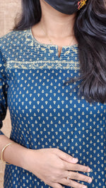 Office Wear kurti-Embroidery kurti(10522)c