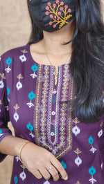 Office Wear kurti-Embroidery kurti(10519)c2