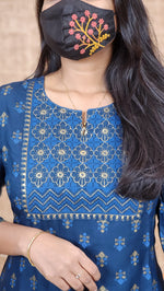 Office Wear kurti-Embroidery kurti(10523)