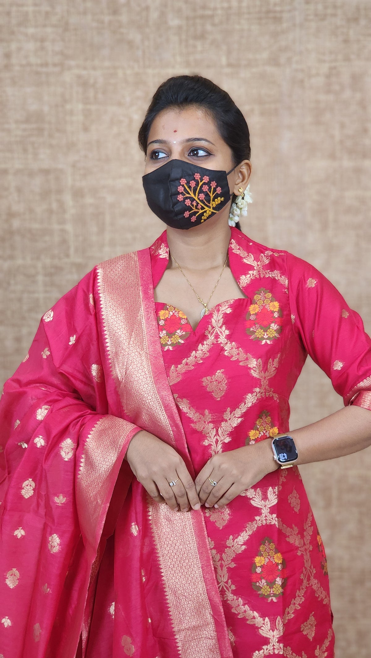 Salwar Set (kurti+Dupatta) (10516)c4