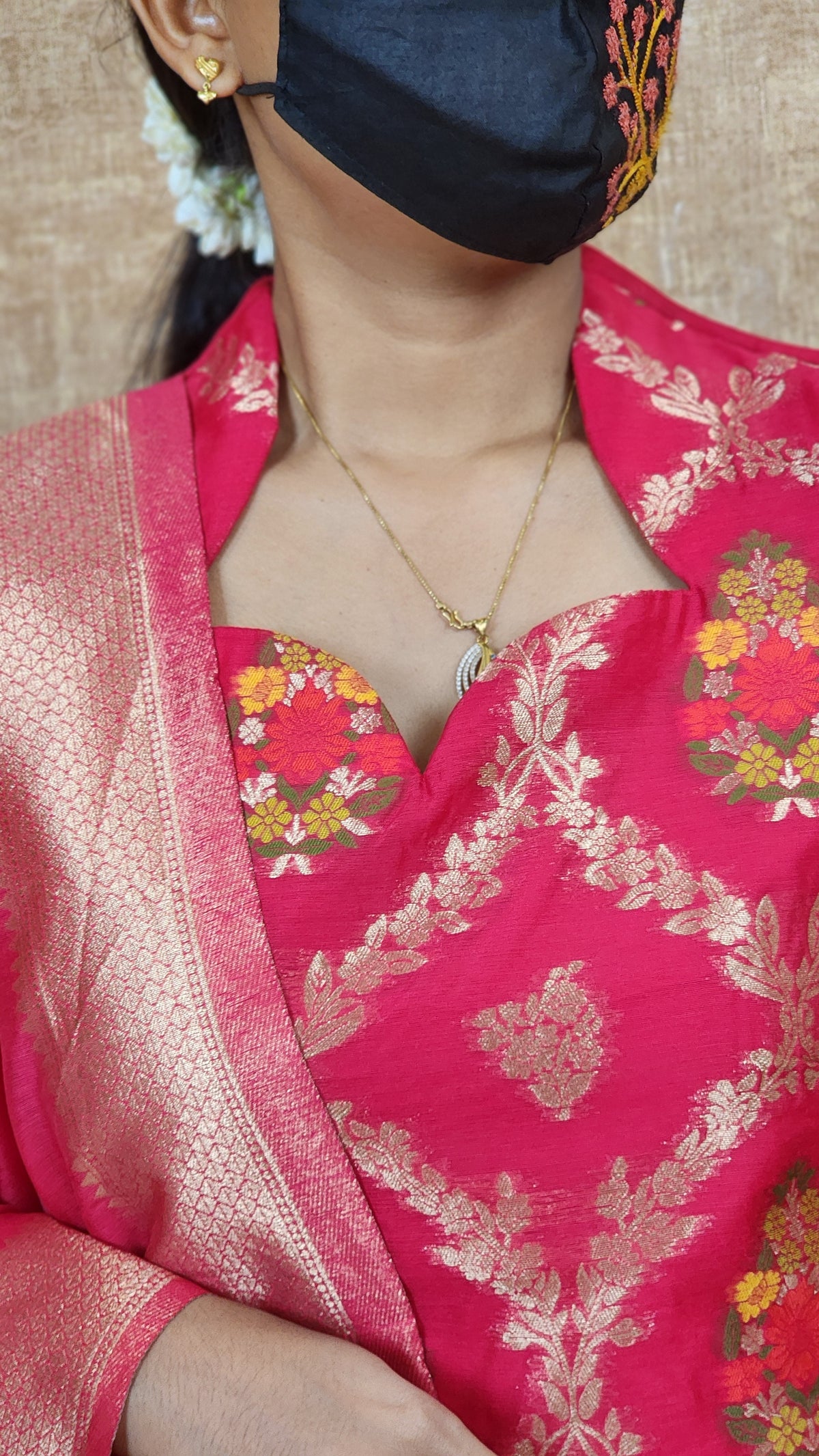 Salwar Set (kurti+Dupatta) (10516)c4