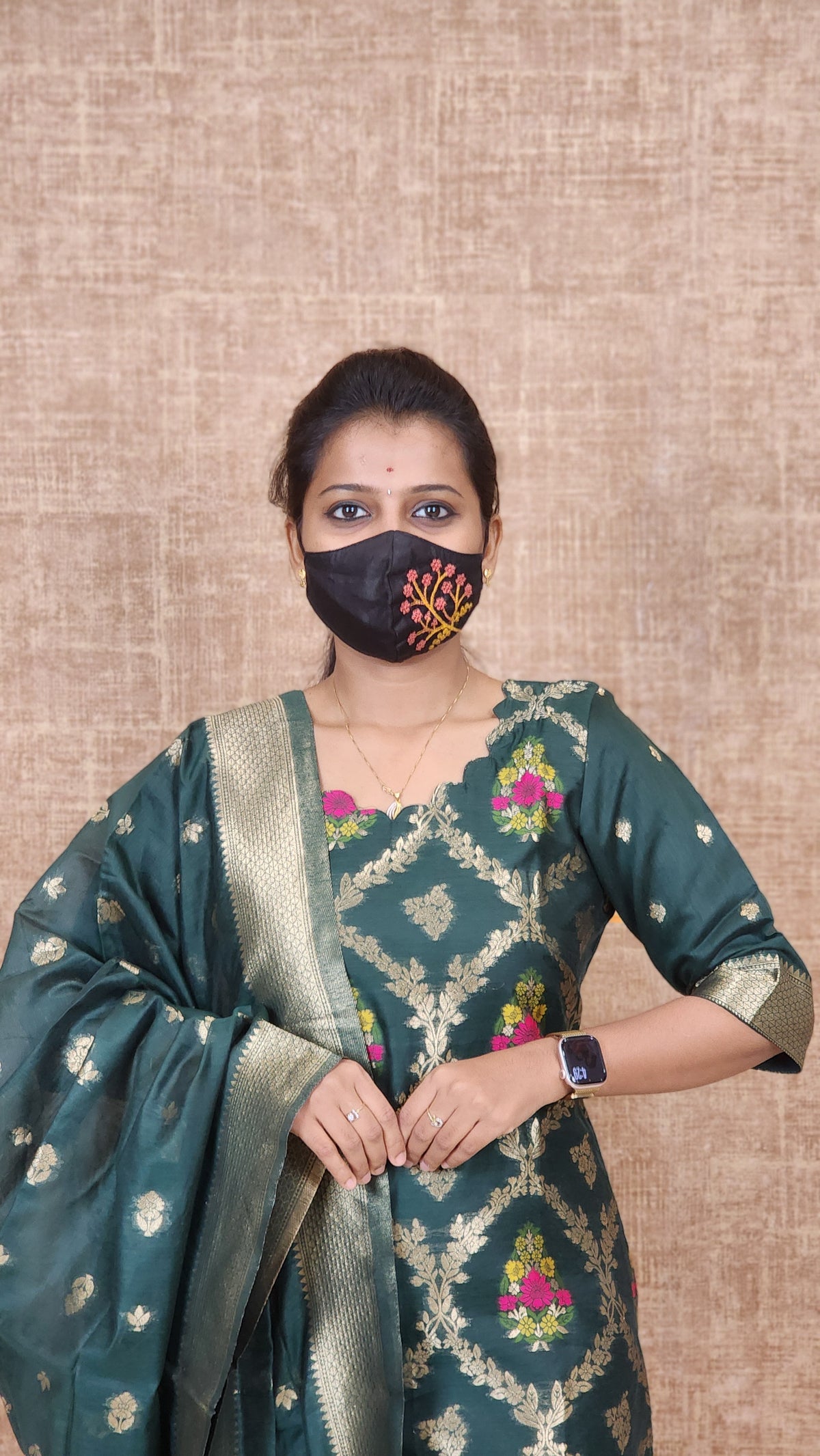 Salwar Set (kurti+Dupatta) (10515)c6