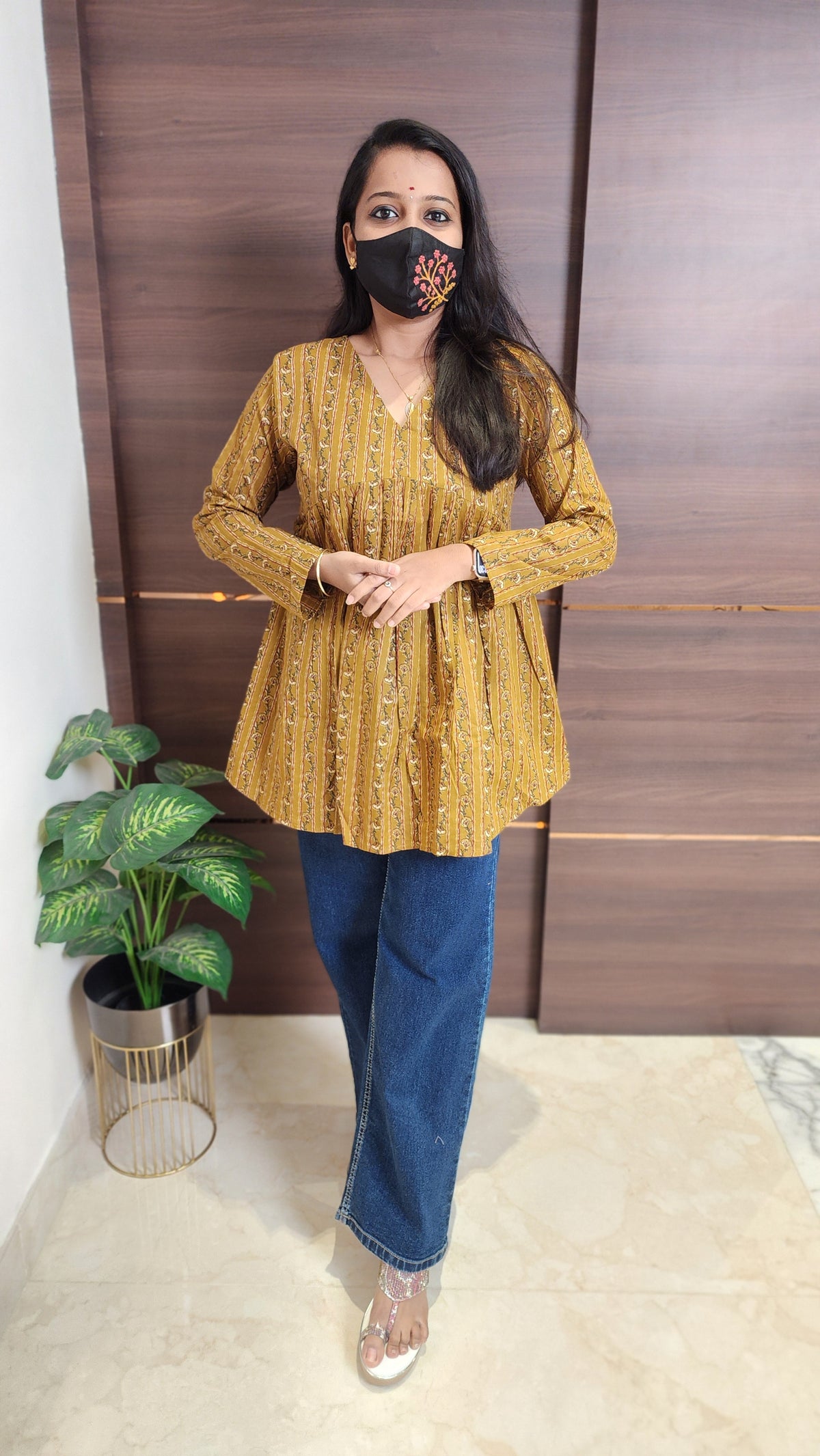 Peplum top (10569)