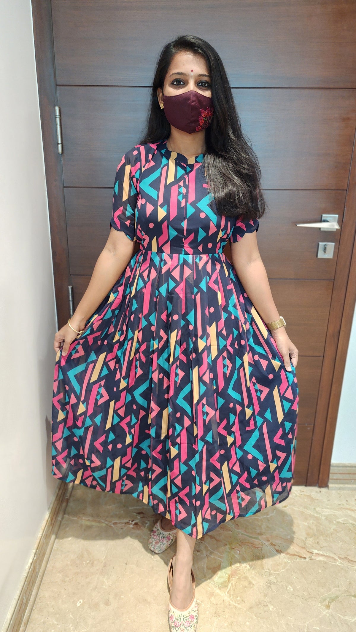Western wear frock(10630)
