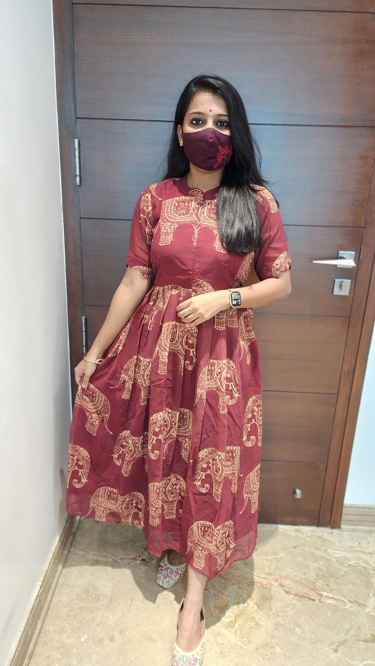 Western wear frock(10631)