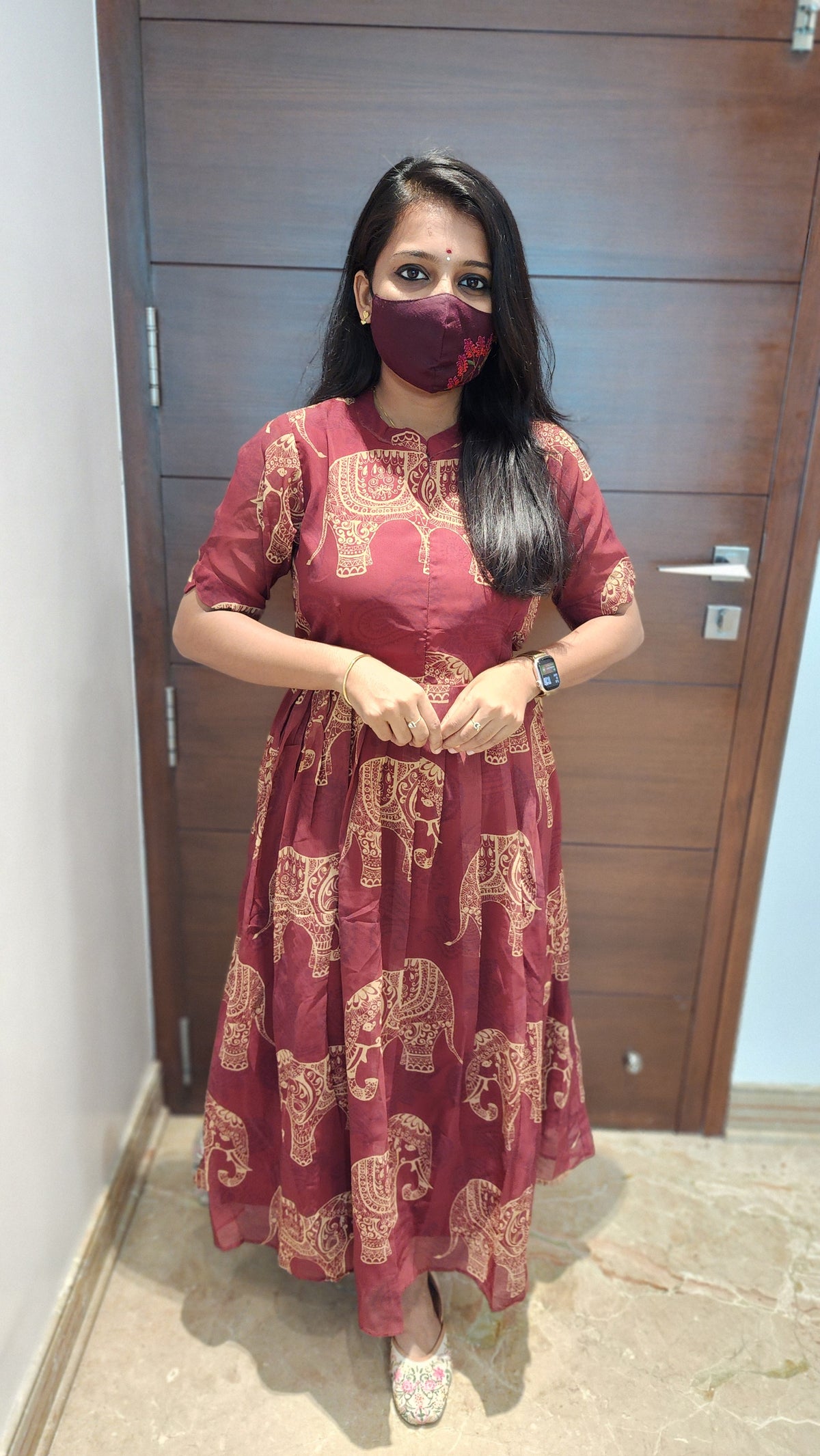 Western wear frock(10631)