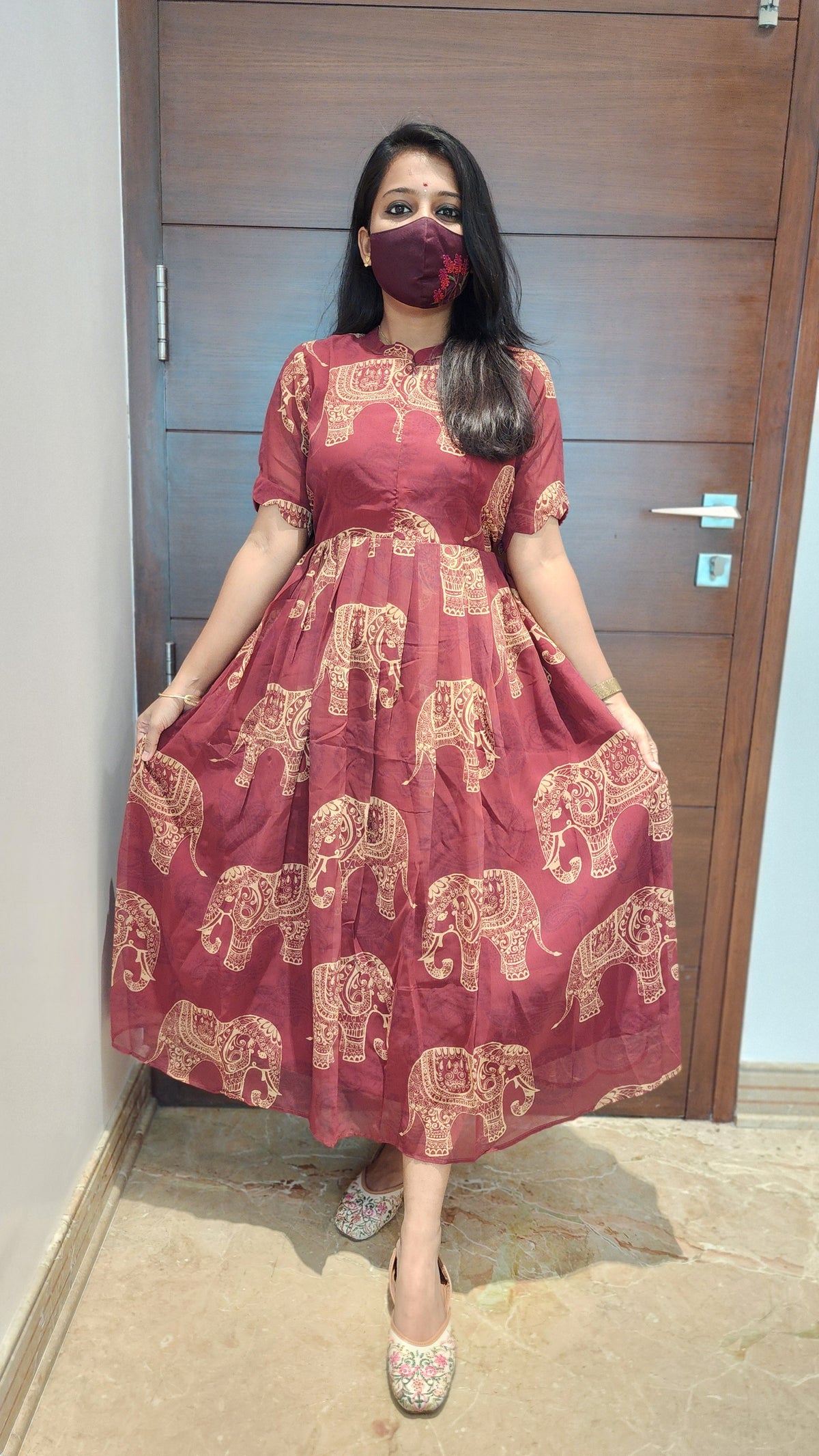 Western wear frock(10631)