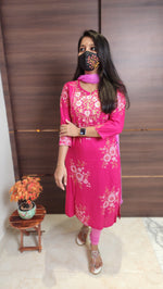 Office Wear kurti-Embroidery kurti(10644)