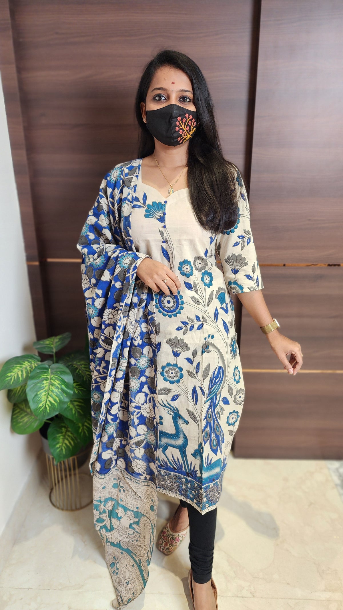 Salwar Set (kurti+Dupatta)(10784)c