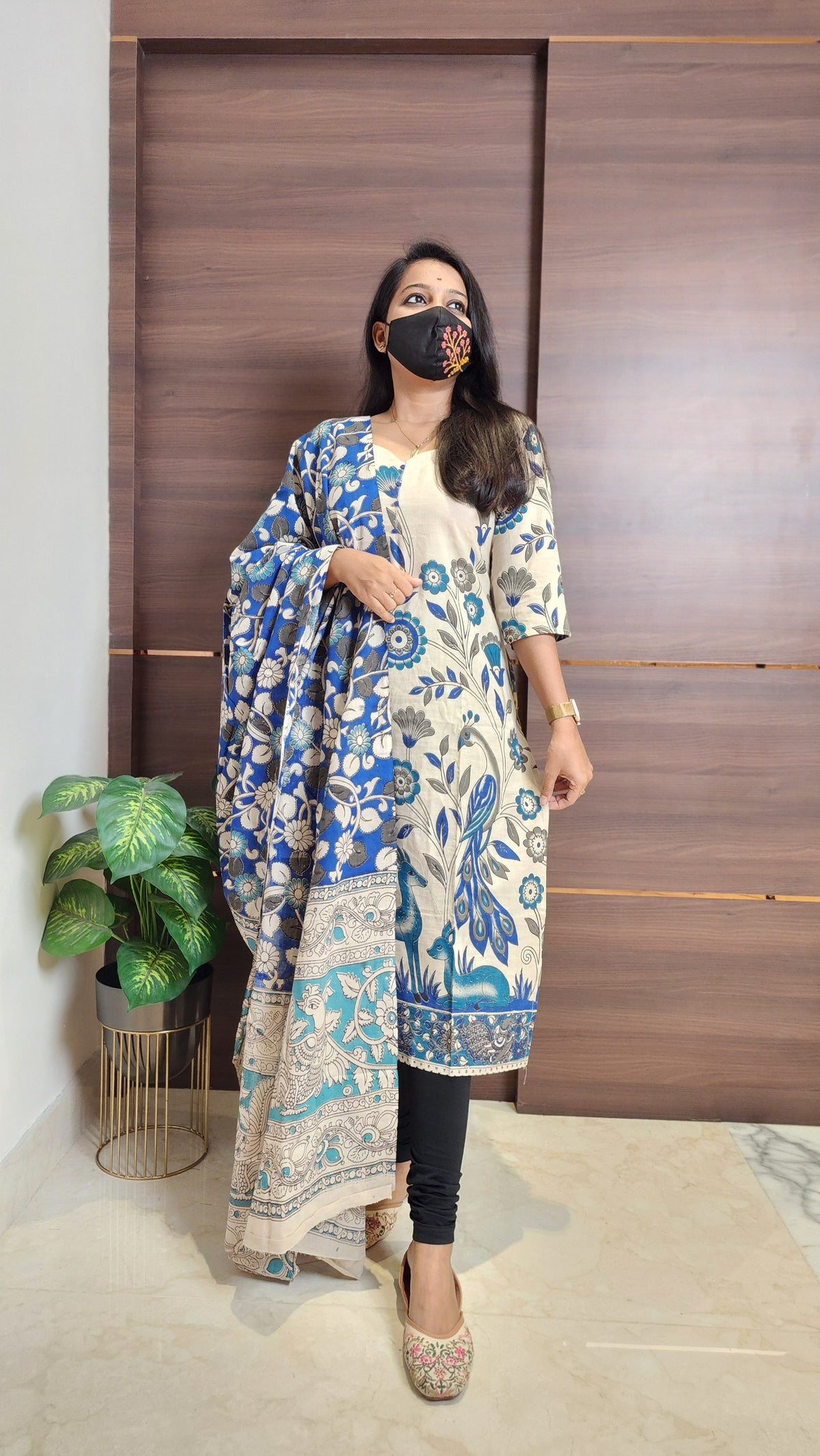 Salwar Set (kurti+Dupatta)(10784)c