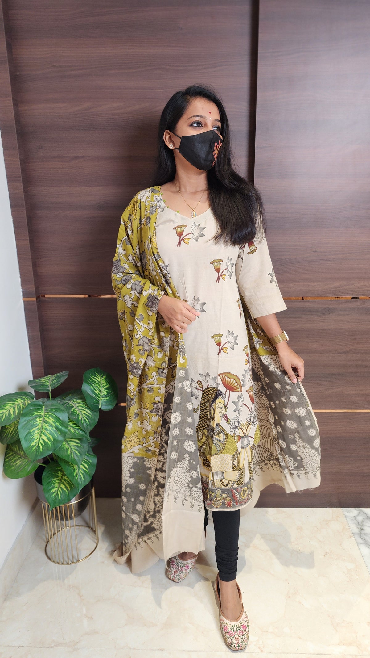 Salwar Set (kurti+Dupatta)(10783)c