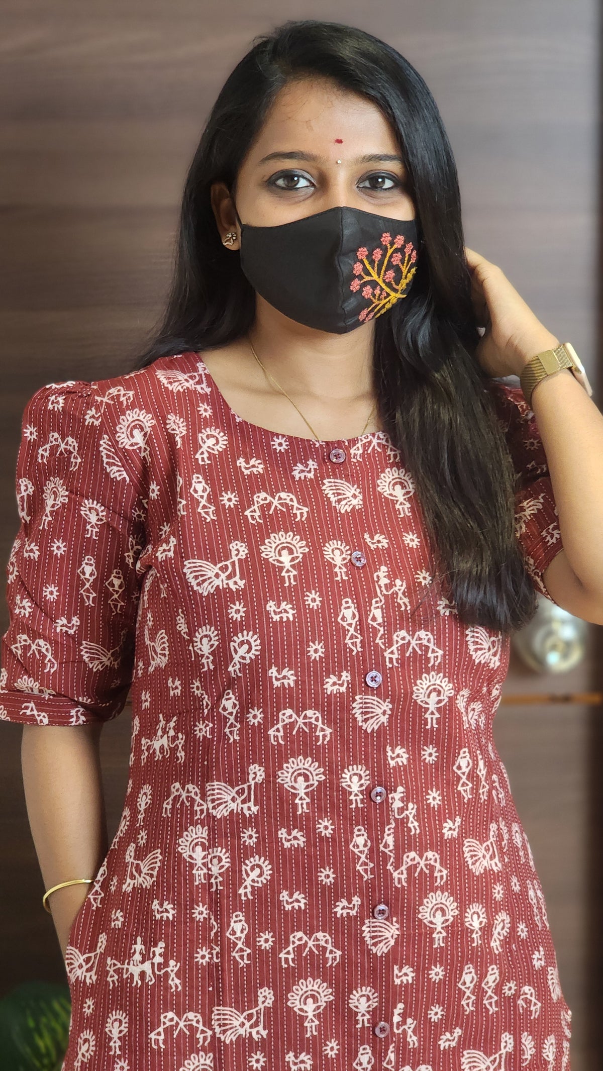 Jaipur A-Line cotton Kurti (10805)