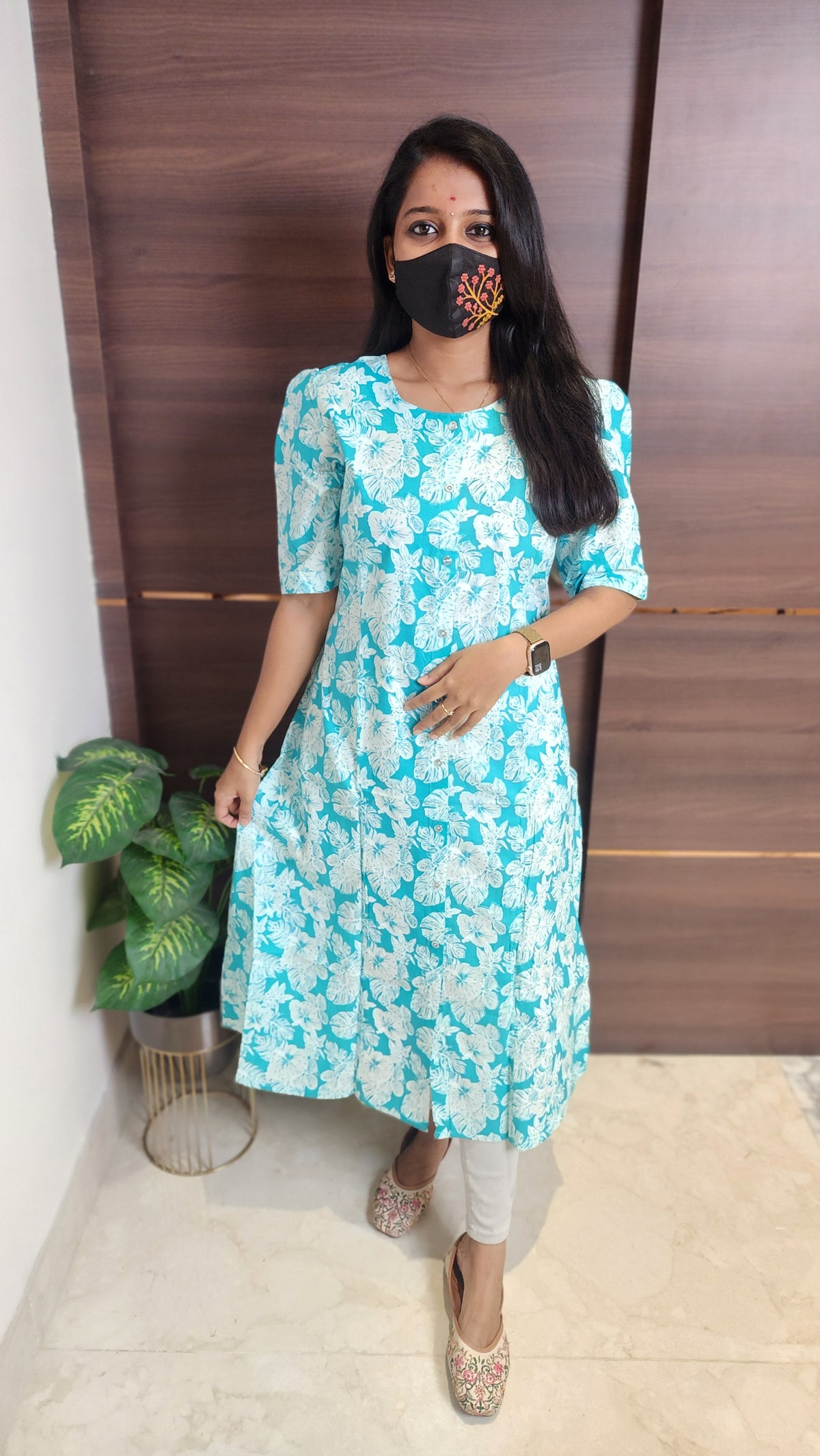 Jaipur A-Line cotton Kurti (10806)